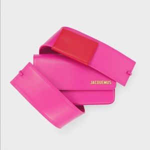 Jacquemus Le Carinu Shoulder Bag - Hot Pink